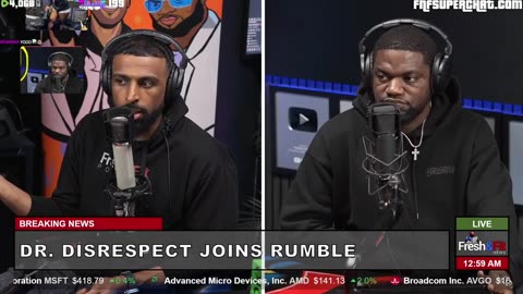 DR.DISRESPECT MOVES TO RUMBLE!!!! FnF Reacts.