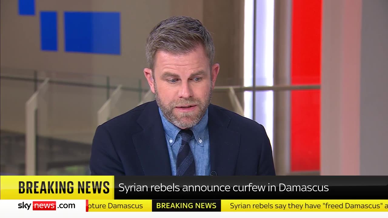 "Sky News: Curfew in Damascus from 4pm to 5am"