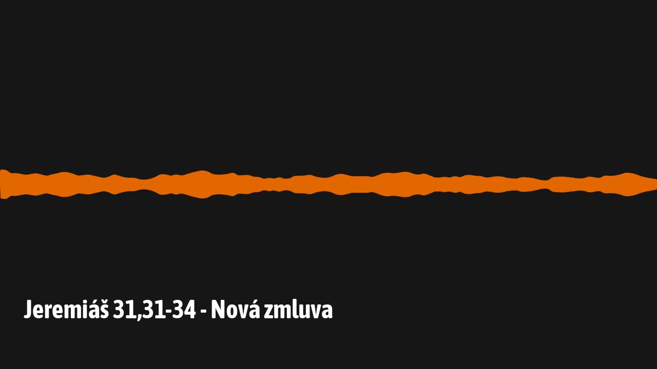 Jeremiáš 31,31-34 - Nová zmluva