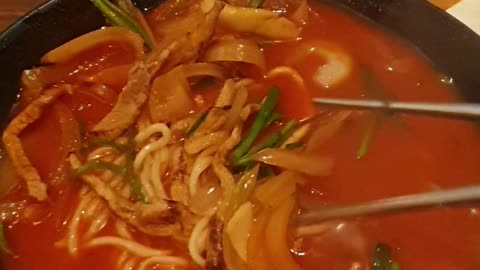 Spicy Seafood Noodles (Warning: Hungry)