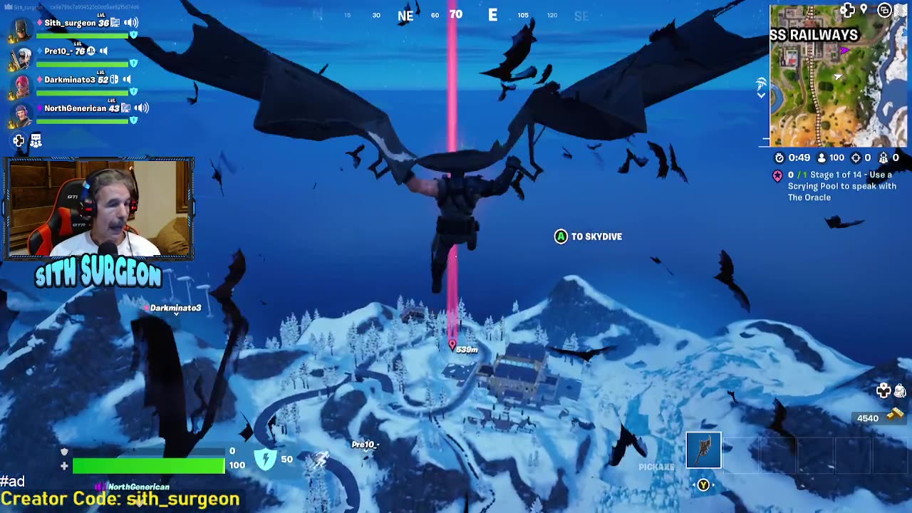 Sith_surgeon - Family Friendly Fortnite Live Stream.