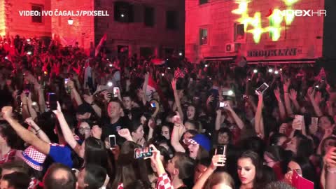 Hrvatski reprezentativci na dočeku u Imotskom