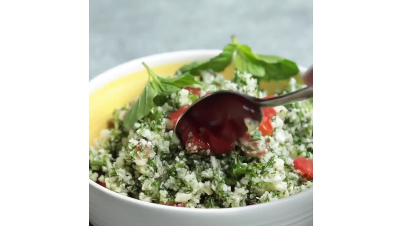 Easy Cauliflower Tabbouleh Recipe