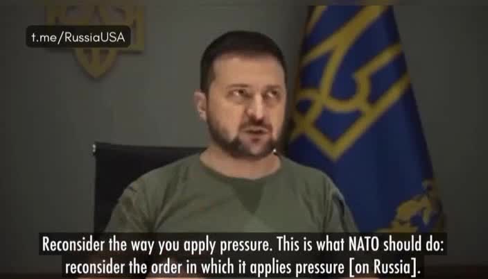 NEW Zelensky just asked NATO to start a Nuclear War with Russia. This is fucking INSANE!. War Lord Zelensky now dictating NATO to start Nuke war with preemptive strike. He has Biden and the rest of them by the balls with something Zelensky demanding his b