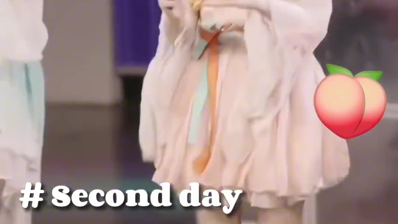 cute girl dancing with many unique and beautiful costumes