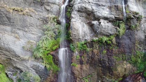 cool view of the waterfall