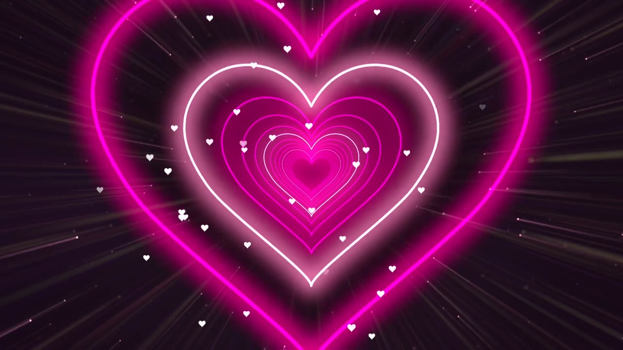 949. Animation Video💖Pink Heart Background