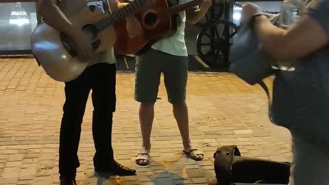 #Slavyansky Bazaar #2021# Vitebsk #Belarus #night #streets #music #guitars