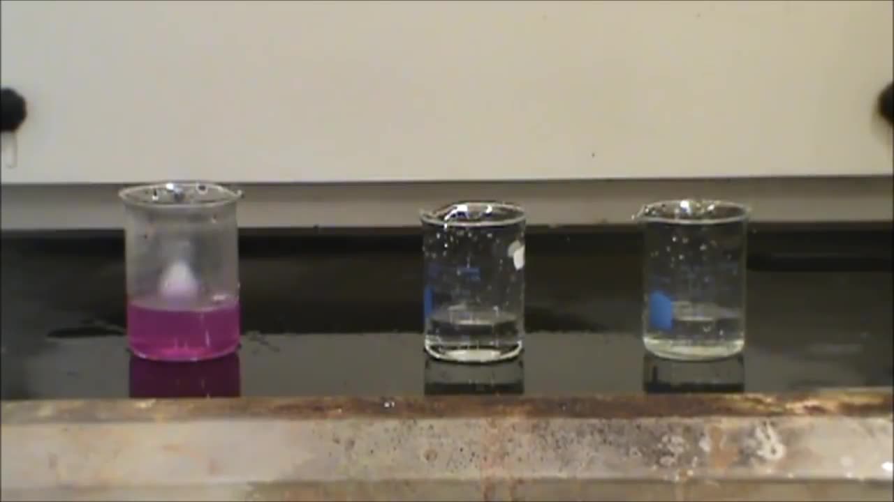 Alkali Metals Reacting with Water