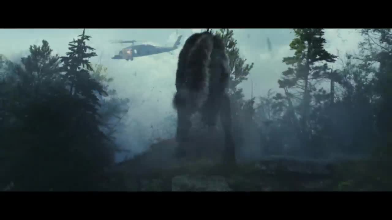 Giant Wolf Attack Scane | Wolf Vs Helicopter Rampage Movie