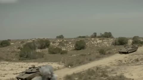 Hamas Anti-Tank AL-Yasin vs Israeli Merkava Tank