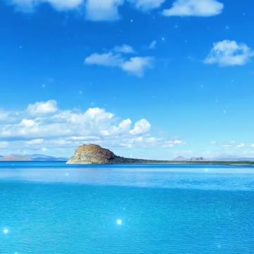 The scenery is picturesque and colorful