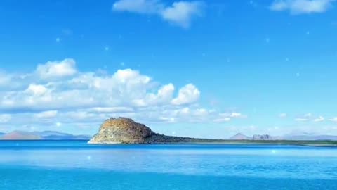 The scenery is picturesque and colorful