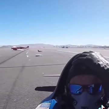 Pilot Almost Loses His Head On The Runway