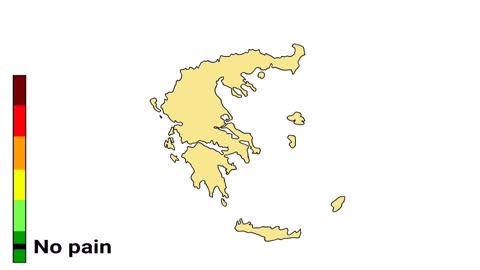 Pain scale meme greece