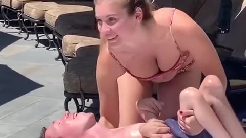 Lifting My Disabled Husband Into Pool