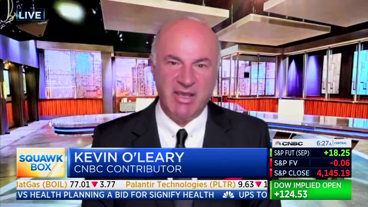 Kevin O'Leary warns Biden's climate & inflation law will trigger higher inflation