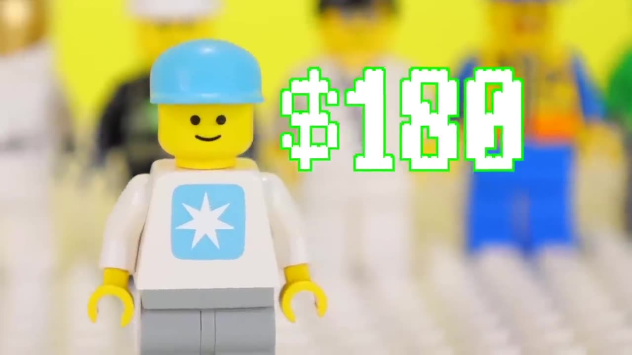 $1 vs $1000 LEGO MINIFIGURE...