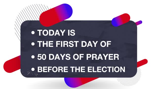 First day of 50 days of Prayer