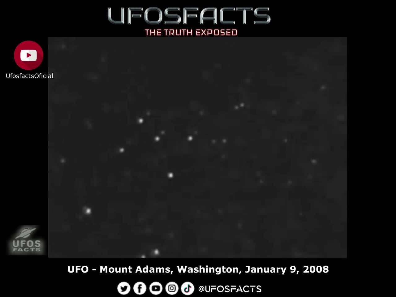 UFO - Mount Adams, Washington, January 9, 2008