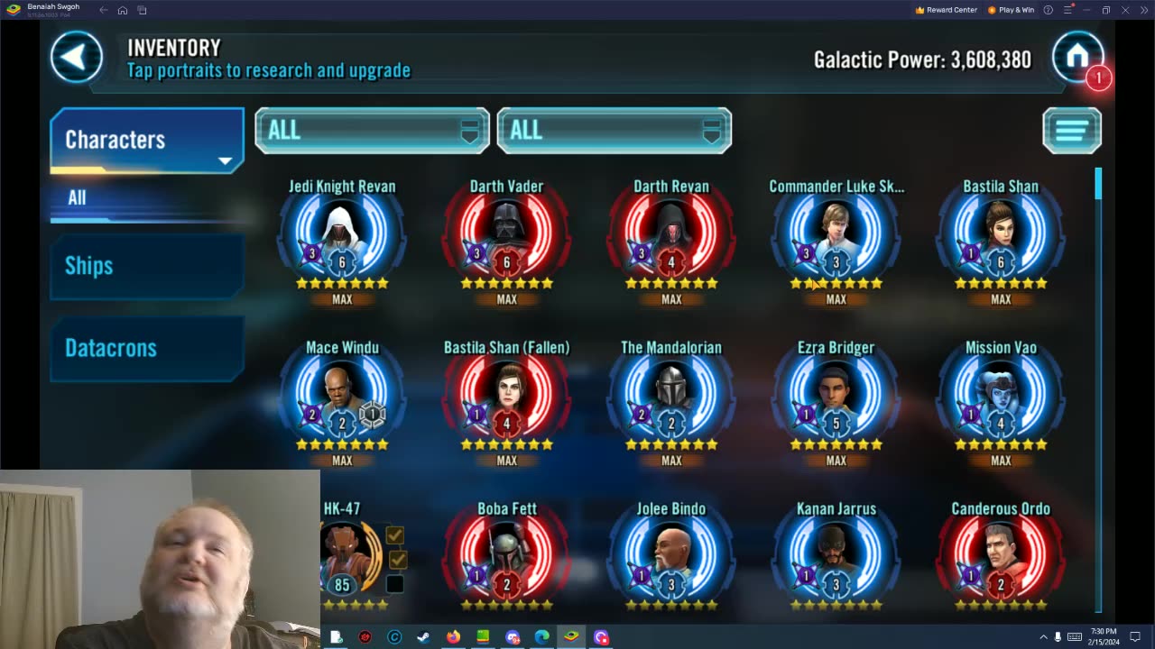 Star Wars Galaxy of Heroes F2P Day 283