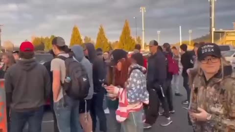 TPUSA School Washington DC [09/02/22] - youth protests against wearing masks