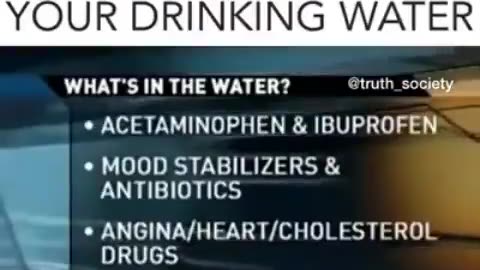 Drugs and medication in your drinking water