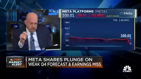 Cramer Gets Emotional After Admitting He Was Wrong About META's Stock