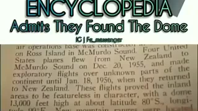 1958 Encyclopedia Admits They Found the Dome