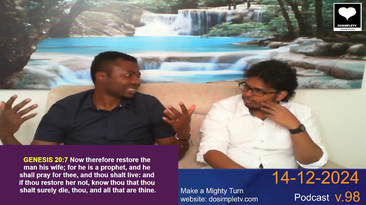 v.98 Give the woman back to her husband. He is a prophet, and he will pray for you. || DosimpleTV