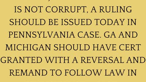 SUPREME COURT DECISIONS, TODAY?