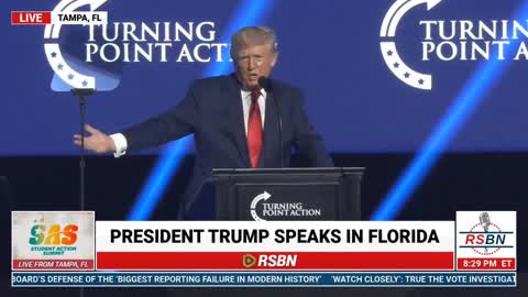 Highlights of President Donald Trump at the Student Action Summit in Tampa, Florida