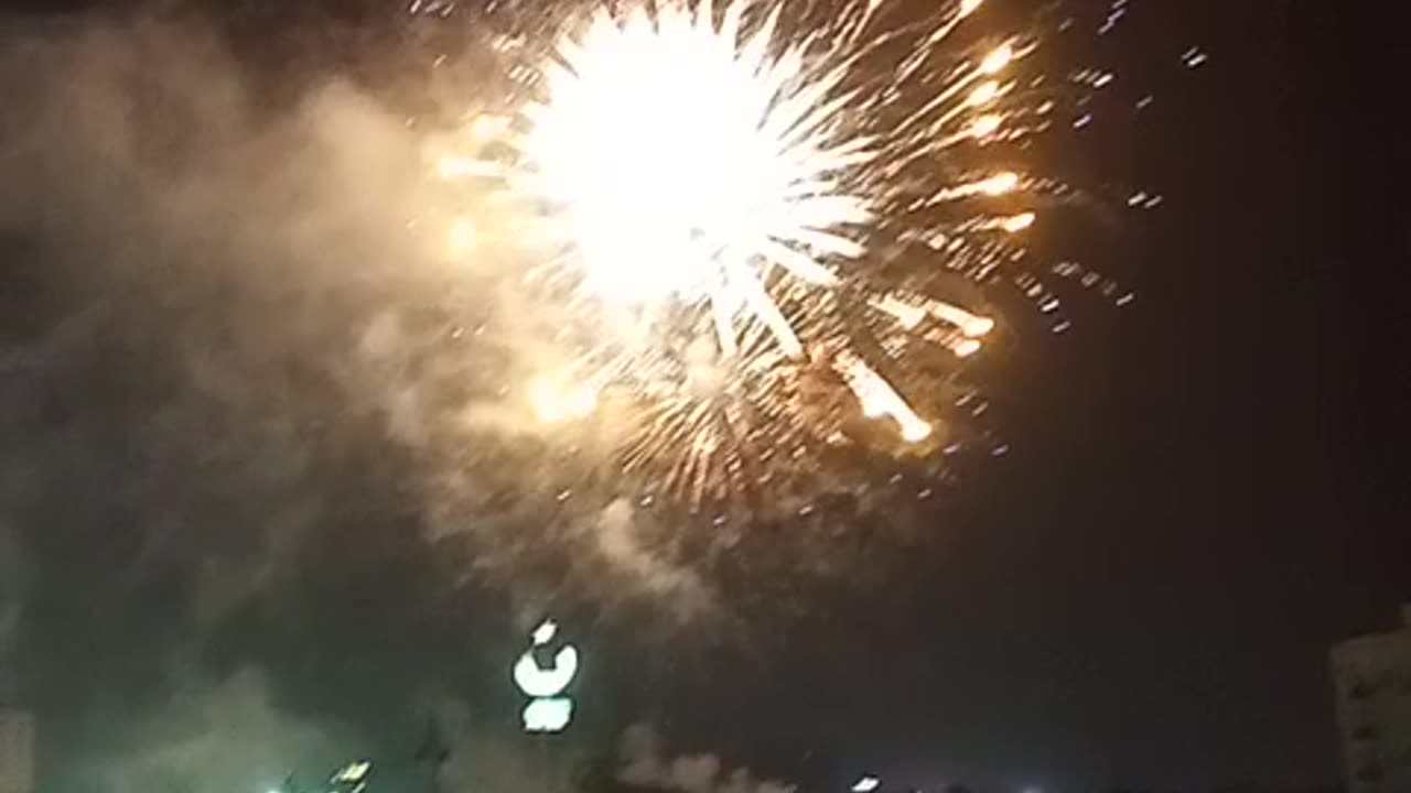 14 August 2023 Fireworks آ تشبازی Lahore kalma chowk