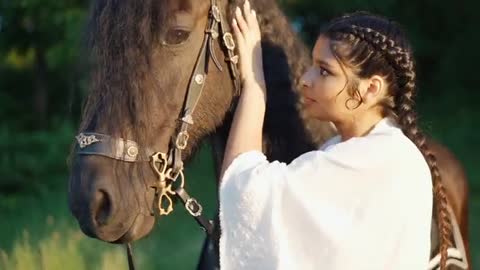 I Am A Horse Rider _ Cute Animals _ Horse Riding ❤