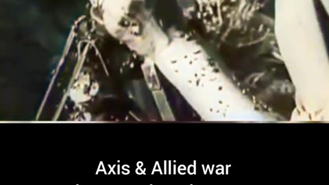 Axis Allied war photographers in WW2 unearthed #Colourized footage📷 🎥