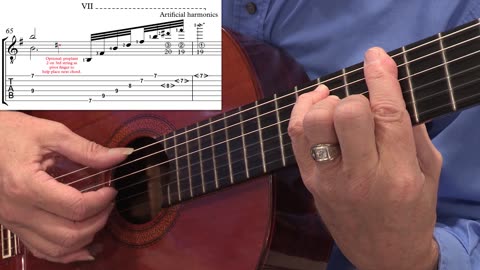 Technique Left-Hand, Part 2 (slow section). Video 19: m65-66, Version E