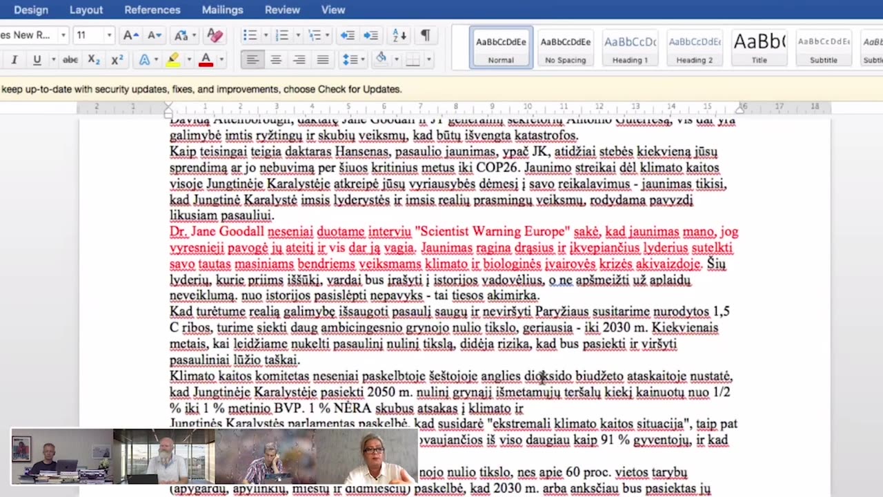 Aušra Blažėnienė - tai kas dabar vyksta, tai susiję su žmonių mažinimu