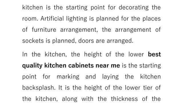 At What Height to Hang Kitchen Cabinets