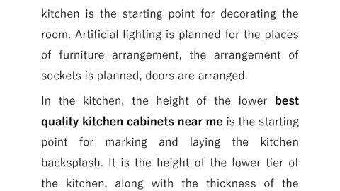 At What Height to Hang Kitchen Cabinets