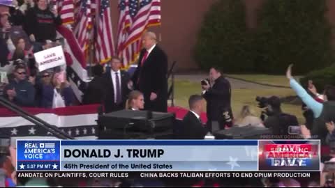 Trump enters the stage in NC.