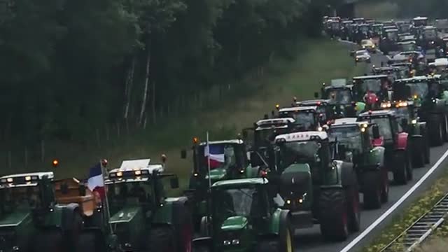 Epic Scenes in the Netherlands: The Dutch Farmers Aren't Messing Around