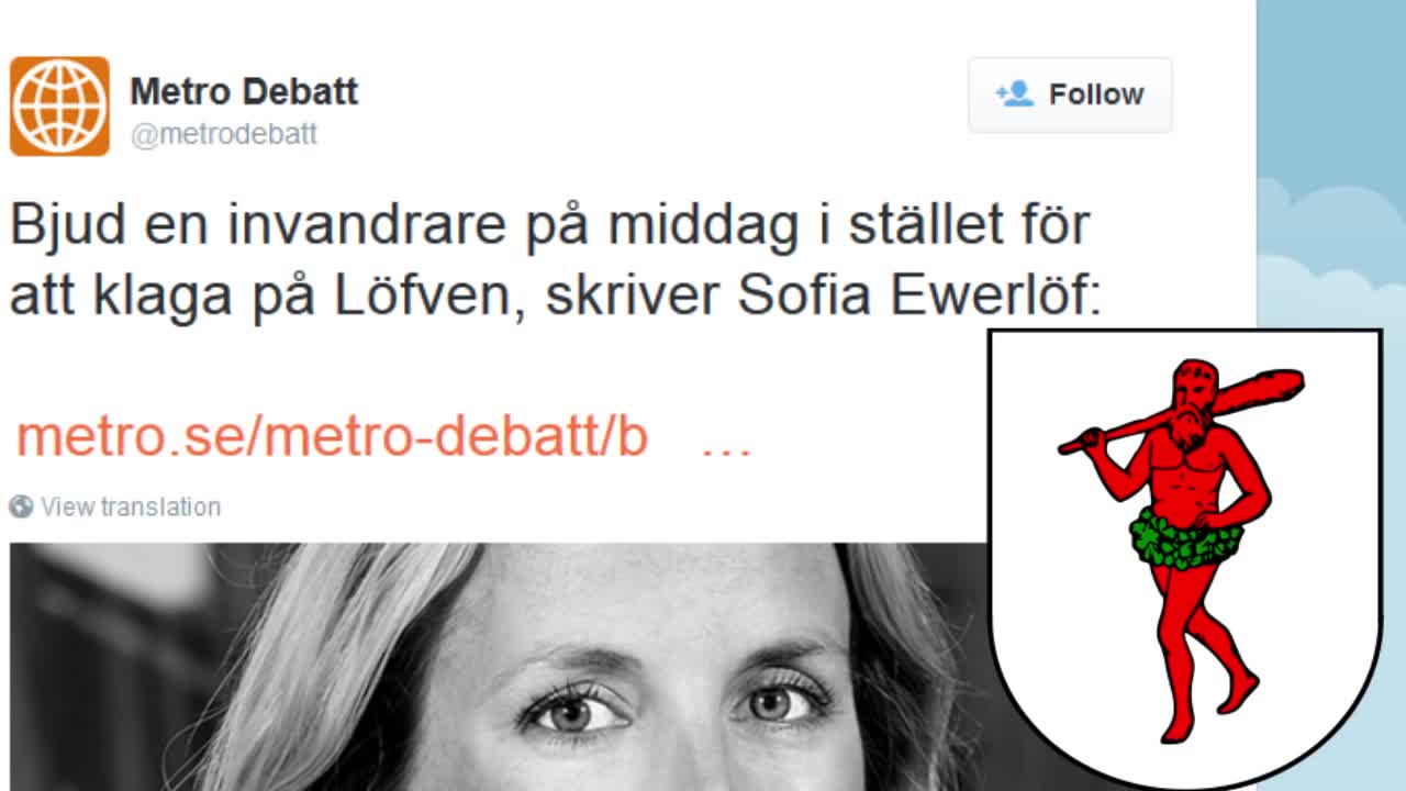 Snarstucken Metro-debattör vill inte debattera