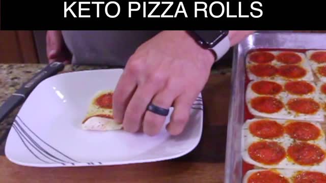 KETO Pizza Rolls