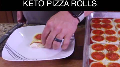 KETO Pizza Rolls
