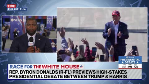 GOP Rep. Byron Donalds previews Trump-Harris presidential debate