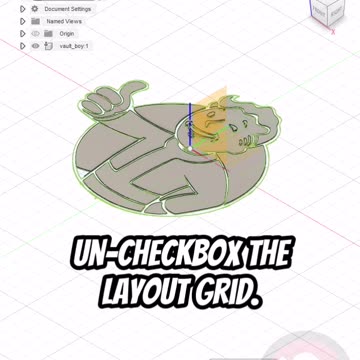 Fusion 360: Toggle Gridlines