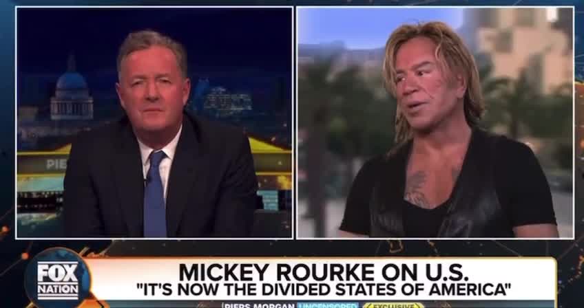 Trump-hating Mickey Rourke says the Secret Service paid him a visit