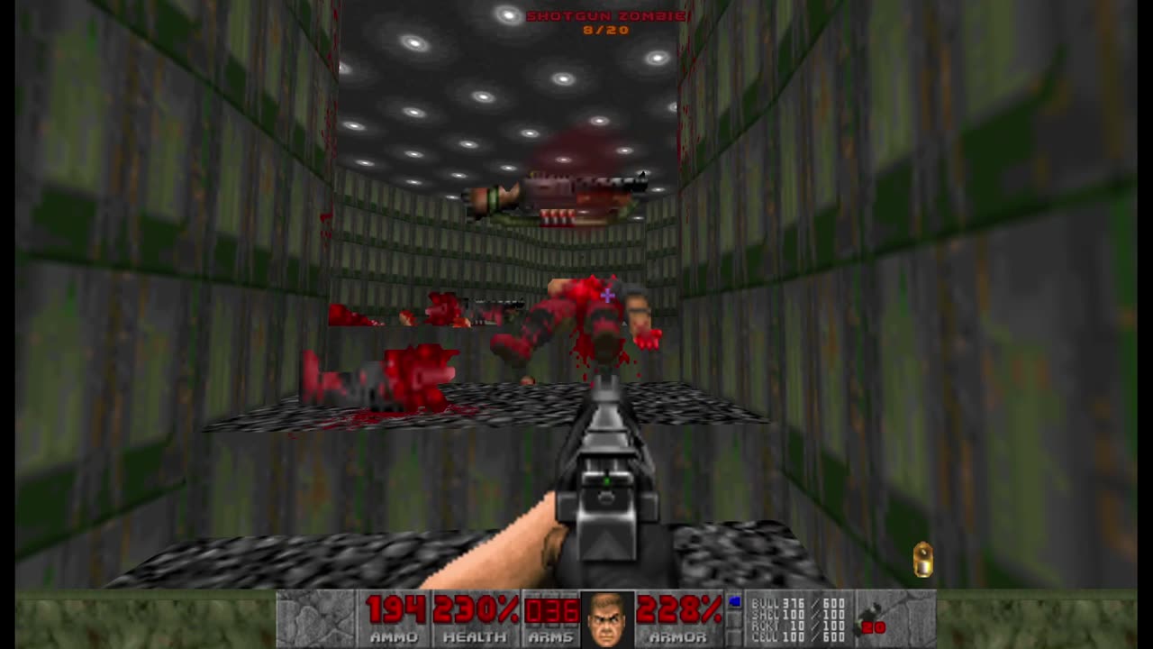 Brutal Doom - Knee-Deep in the Dead - Tactical - Hard Realism - Command Control (E1M4)