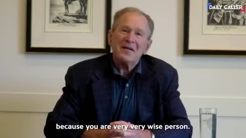 Russian pranksters tricked George Bush into believing he was talking to Zelensky about biolabs