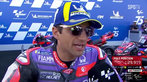 [MotoGP™] French GP - MotoGP Pole Position & Interview